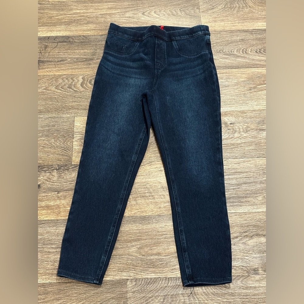 SPANX Jean-ish Ankle Legging Size Medium Petite EUC